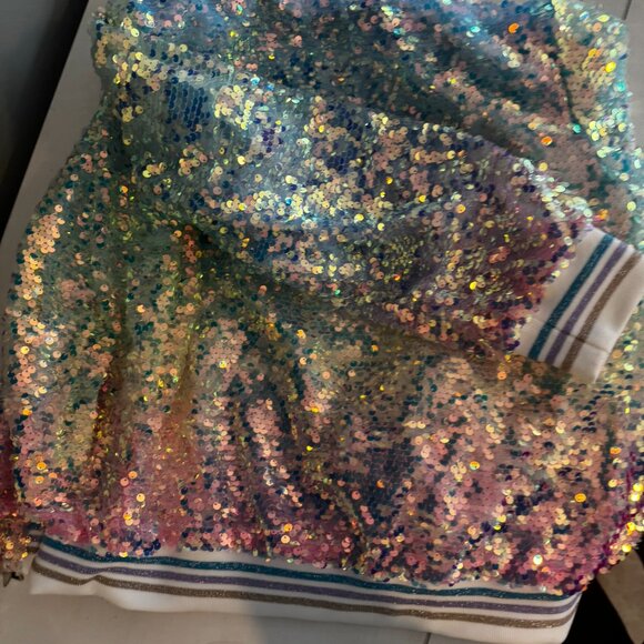 Lola + The Boys Icy Ombre Sequin Jacket - Picture 3 of 4